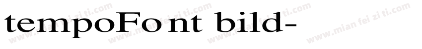 tempoFont bild字体转换